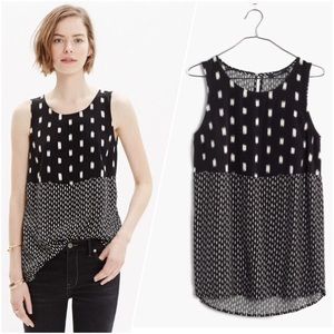 Madewell sunbask tank in ikat brush Size M